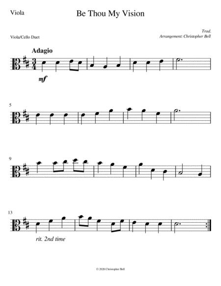 Be Thou My Vision Viola Cello Duet Page 2