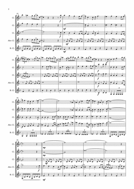 Beach Boys California Girls Clarinet Quintet Page 2