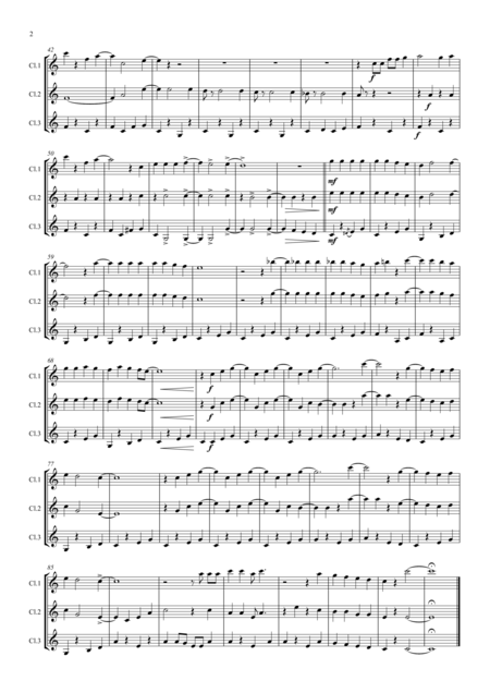 Beatles Ob La Di Ob La Da Clarinet Trio Page 2