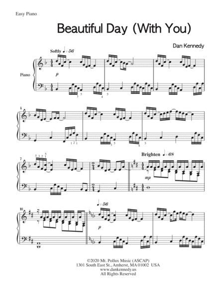 Beautiful Day With You Easy Piano Page 2