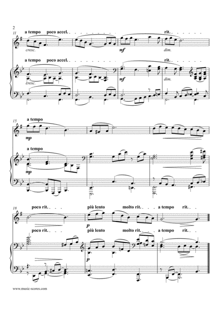 Beautiful Dreamer Baritone Saxophone And Piano Page 2