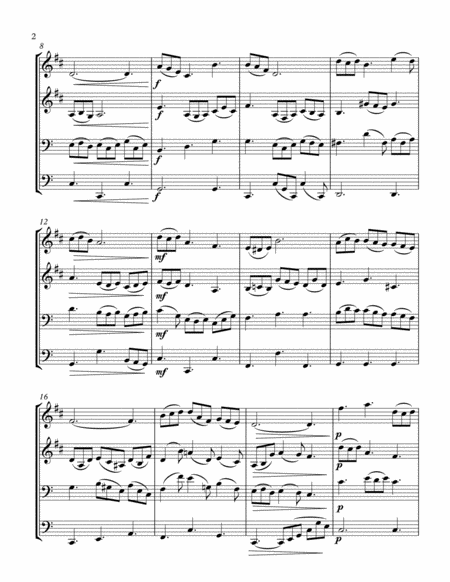 Beautiful Dreamer Brass Quartet Page 2