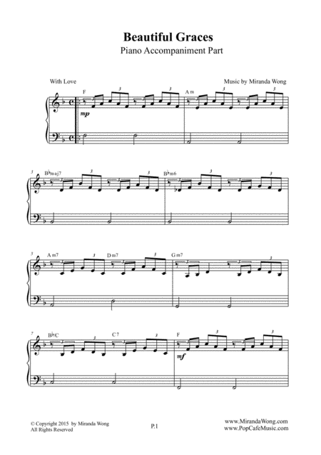 Beautiful Graces Wedding Music For Violin Piano And Cello Page 2