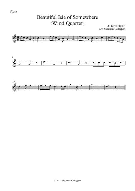 Beautiful Isle Of Somewhere Wind Quartet Page 2