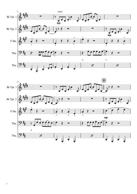 Beautiful Noise Neil Diamond Brass Quintet Page 2