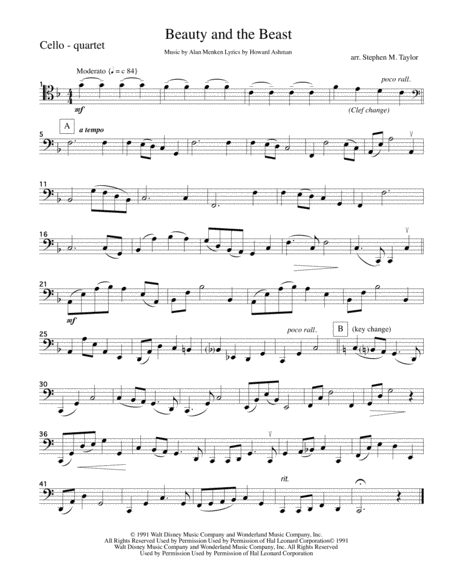 Beauty And The Beast Flute Quartet With Strings Page 2