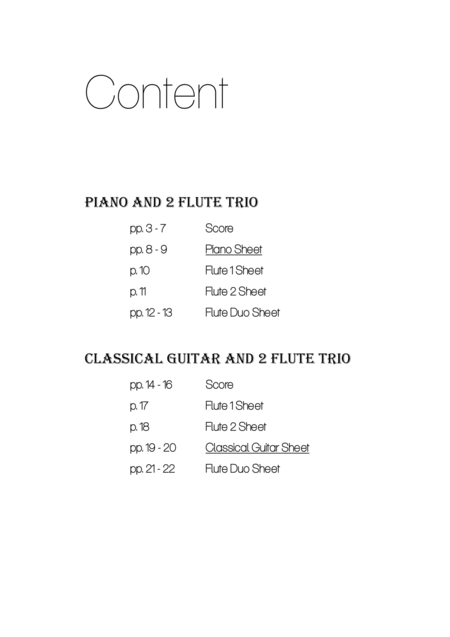 Beauty And The Beast For Trio 2 Flutes Piano Or Classical Guitar Page 2