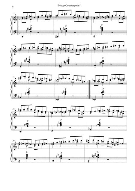 Bebop Counterpoint 1 Page 2