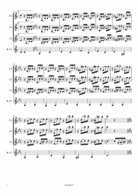 Beethoven Bagatelle Opus 3 No 4 Page 2