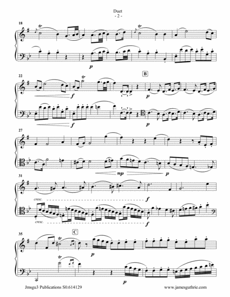 Beethoven Duet Woo 27 No 3 For Baritone Sax Cello Page 2