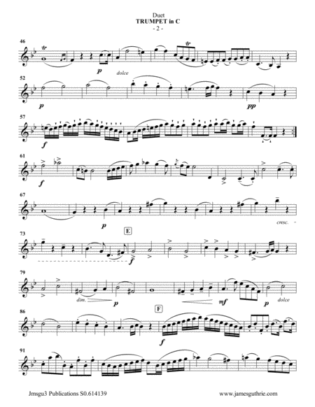 Beethoven Duet Woo 27 No 3 For Trumpet Cello Page 2