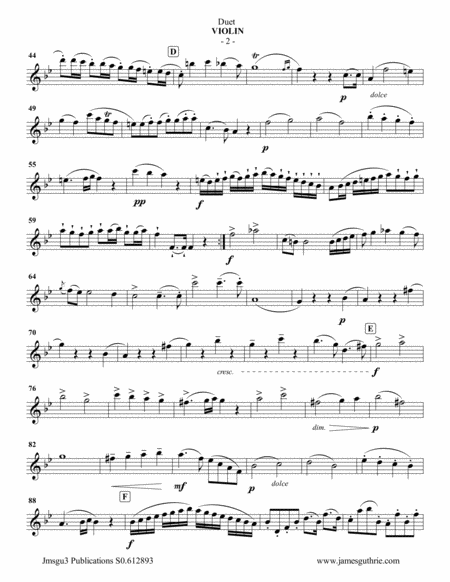 Beethoven Duet Woo 27 No 3 For Violin Cello Page 2