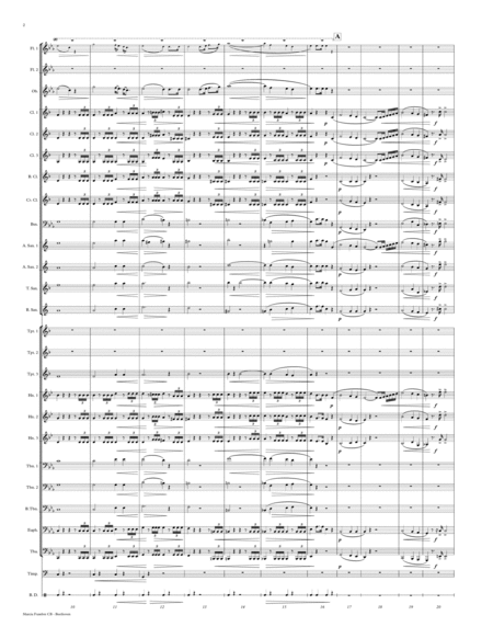 Beethoven Funeral March From Symphony No 3 Eroica For Concert Band Page 2