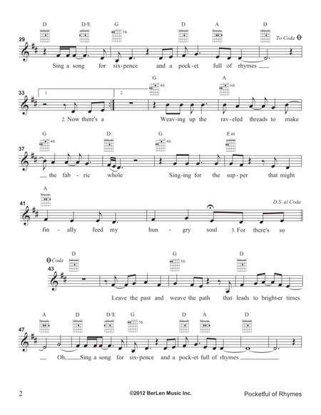 Beethoven Moonlight Sonata Duet Arrangement Key Map Tablature Page 2