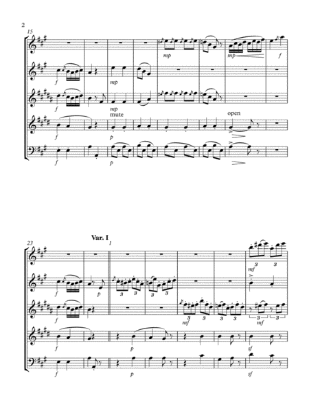 Beethoven Nine Variations Page 2