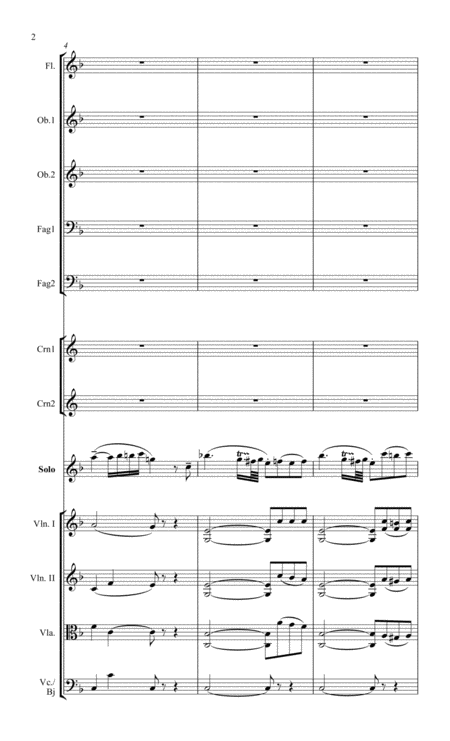 Beethoven Romanza For Flute And Chamber Orchestra Page 2