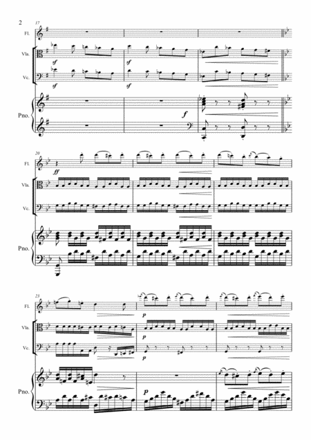 Beethoven Rondo Op 49 Flute Viola Cello Piano Piano Quartet Page 2