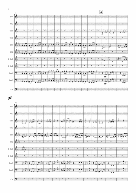 Beethoven Symphony No 7 Op 92 Mvt Ii Allegretto Symphonic Wind Page 2