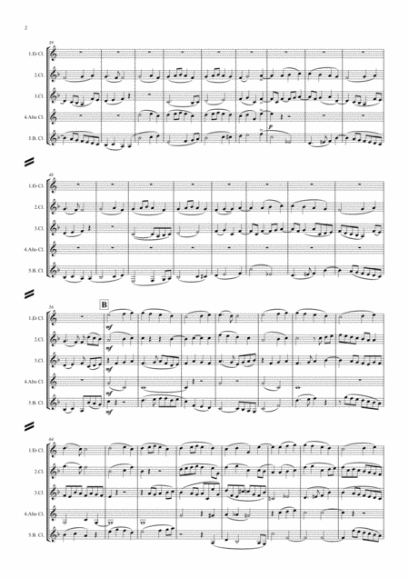 Beethoven Symphony No 9 Choral Symphony Op 125 Extract From Mvt Iv Ode To Joy Clarinet Quintet Page 2