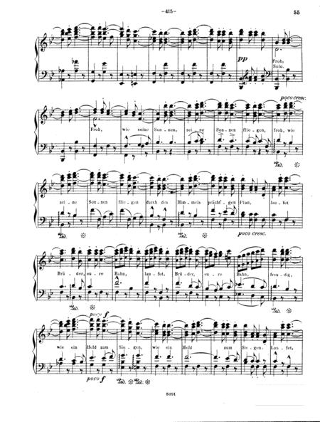 Beethoven Symphony No 9 Op 125 Alla Marcia Allegro Vivace Assai Piano Solo Page 2