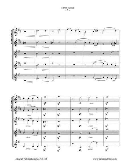 Beethoven Three Equali Woo 30 For Sax Choir Page 2