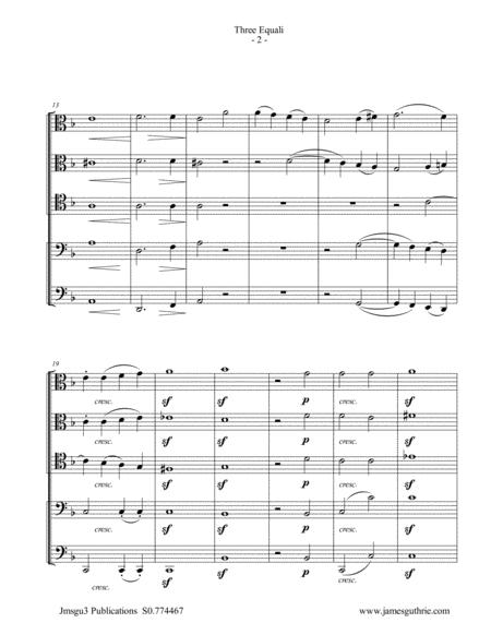 Beethoven Three Equali Woo 30 For Trombone Choir Page 2