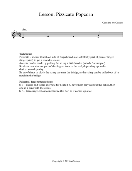 Beginning Ensemble Skills Four Little Pieces To Focus On Technique Page 2