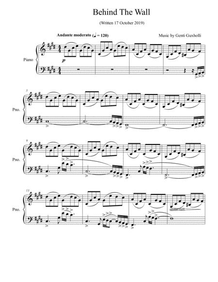 Behind The Wall Piano Solo Page 2