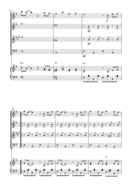 Bella Ciao For Woodwind Quartet And Piano Page 2