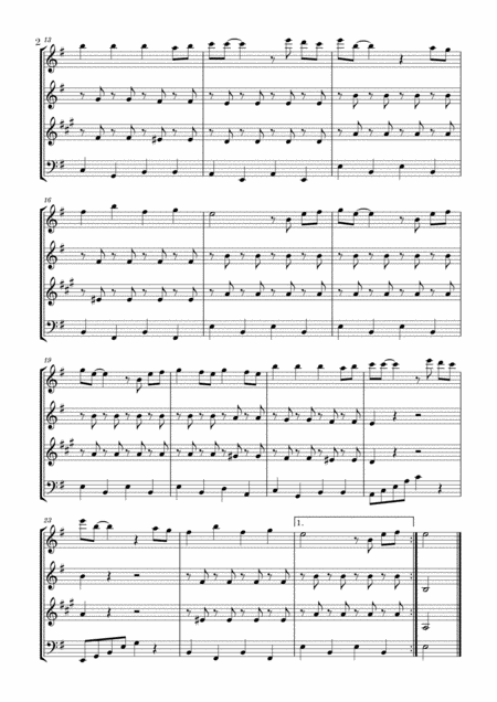 Bella Ciao For Woodwind Quartet Page 2