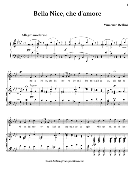 Bella Nice Che D Amore F Minor Page 2