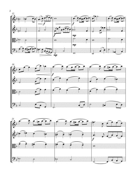 Ben By Michael Jackson String Quartet Page 2