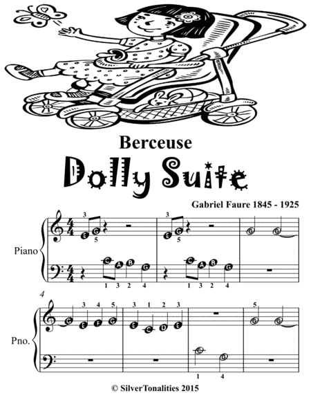 Berceuse Dolly Suite Beginner Piano Sheet Music Tadpole Edition Page 2