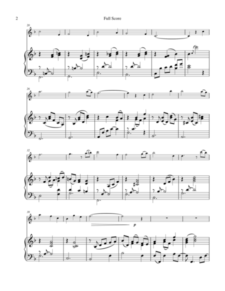 Berceuse For Violin Piano Page 2