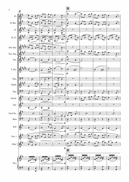 Berceuse From Dolly Suite By Faure Mixed Ensemble Page 2