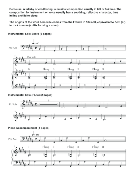 Berceuse Inst Solo Score Page 2