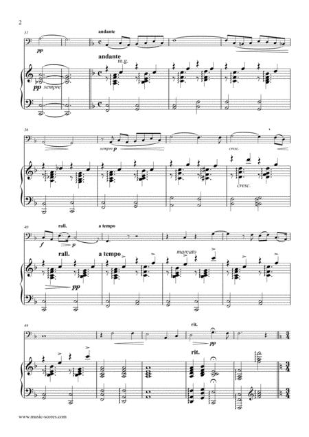 Berceuse Trombone And Piano Page 2