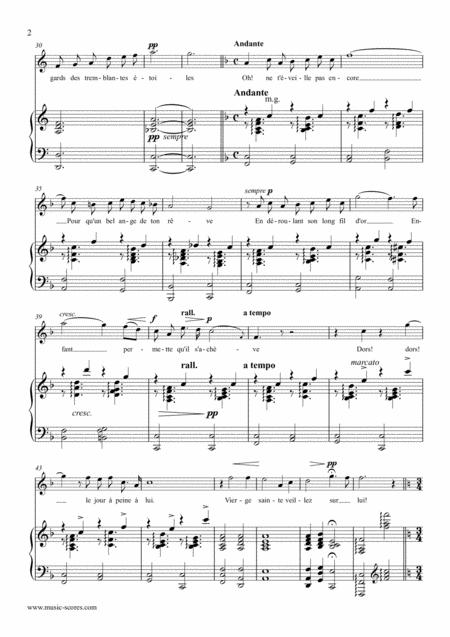 Berceuse Voice A Minor Piano Page 2