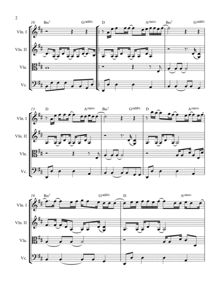 Best Part Of Me String Quartet Page 2