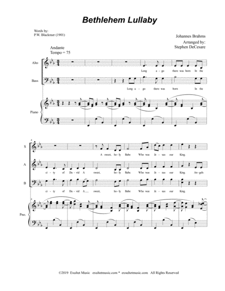 Bethlehem Lullaby For Sab Page 2