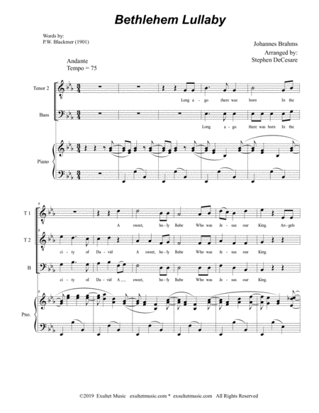 Bethlehem Lullaby For Ttb Page 2