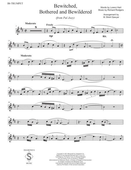 Bewitched Bb Trumpet Solo With Piano Page 2