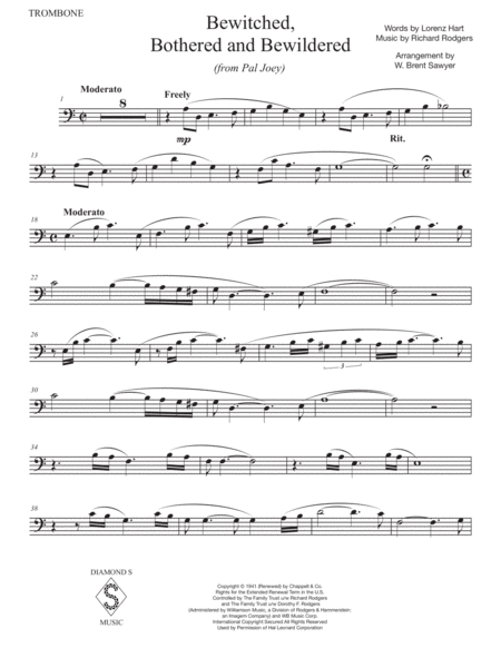 Bewitched Trombone Solo With Piano Page 2