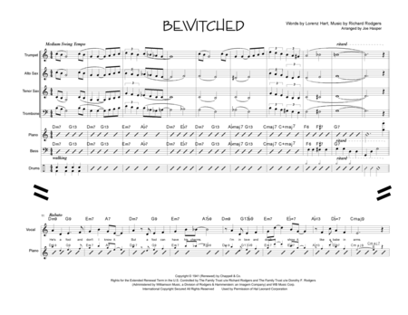 Bewitched Vocal With Jazz Combo Page 2