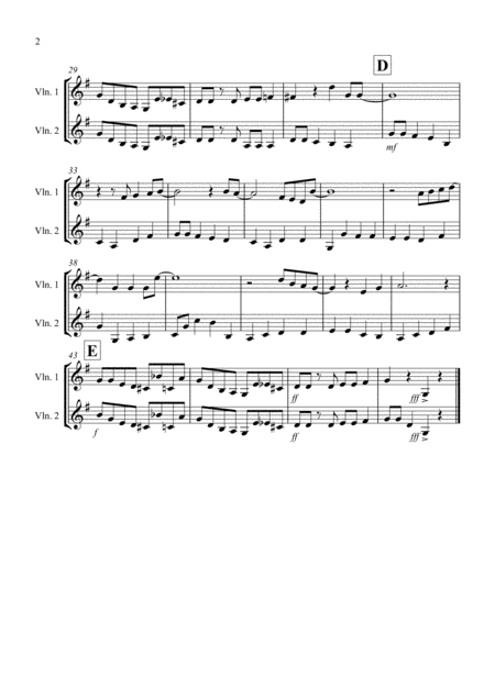 Beyond The Sea For Violin Duet Page 2