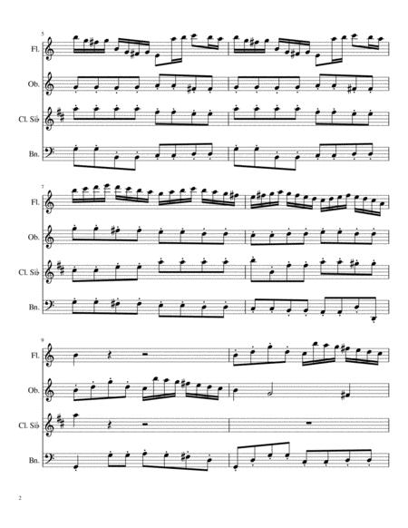 Bike Ride Woodwind Quartet No 2 In C Major Page 2