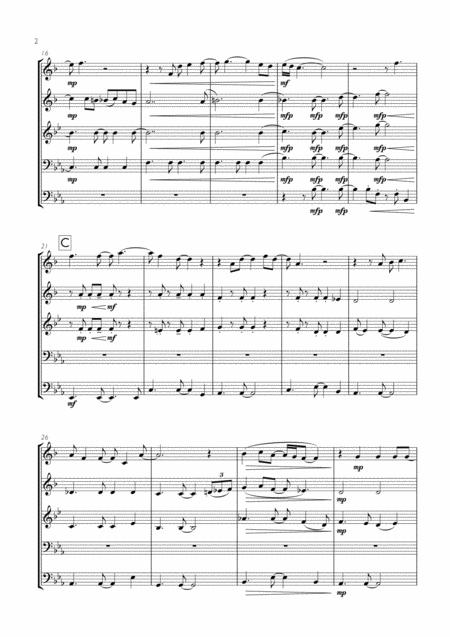 Billy Joel Just The Way You Are For Brass Quintet Page 2