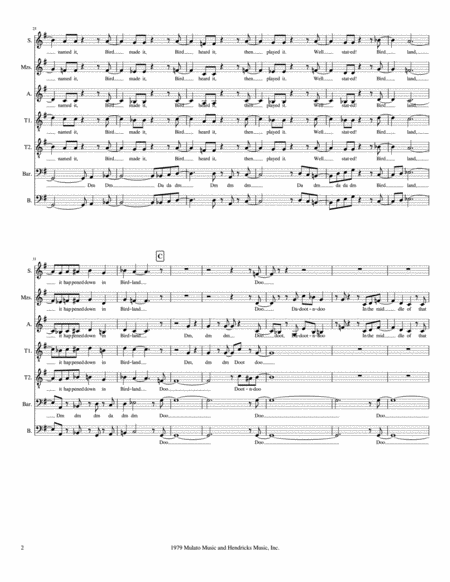 Birdland A Cappella Page 2