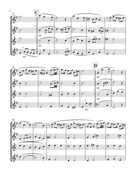 Bist Du Bei Mir Saxophone Quartet 2 Alto 1 Tenor 1 Baritone Page 2