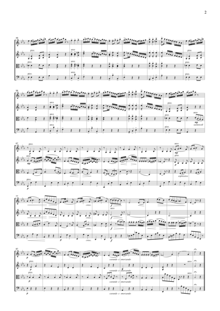 Bizet Menuet From L Arlesienne For String Quartet Cb104 Page 2